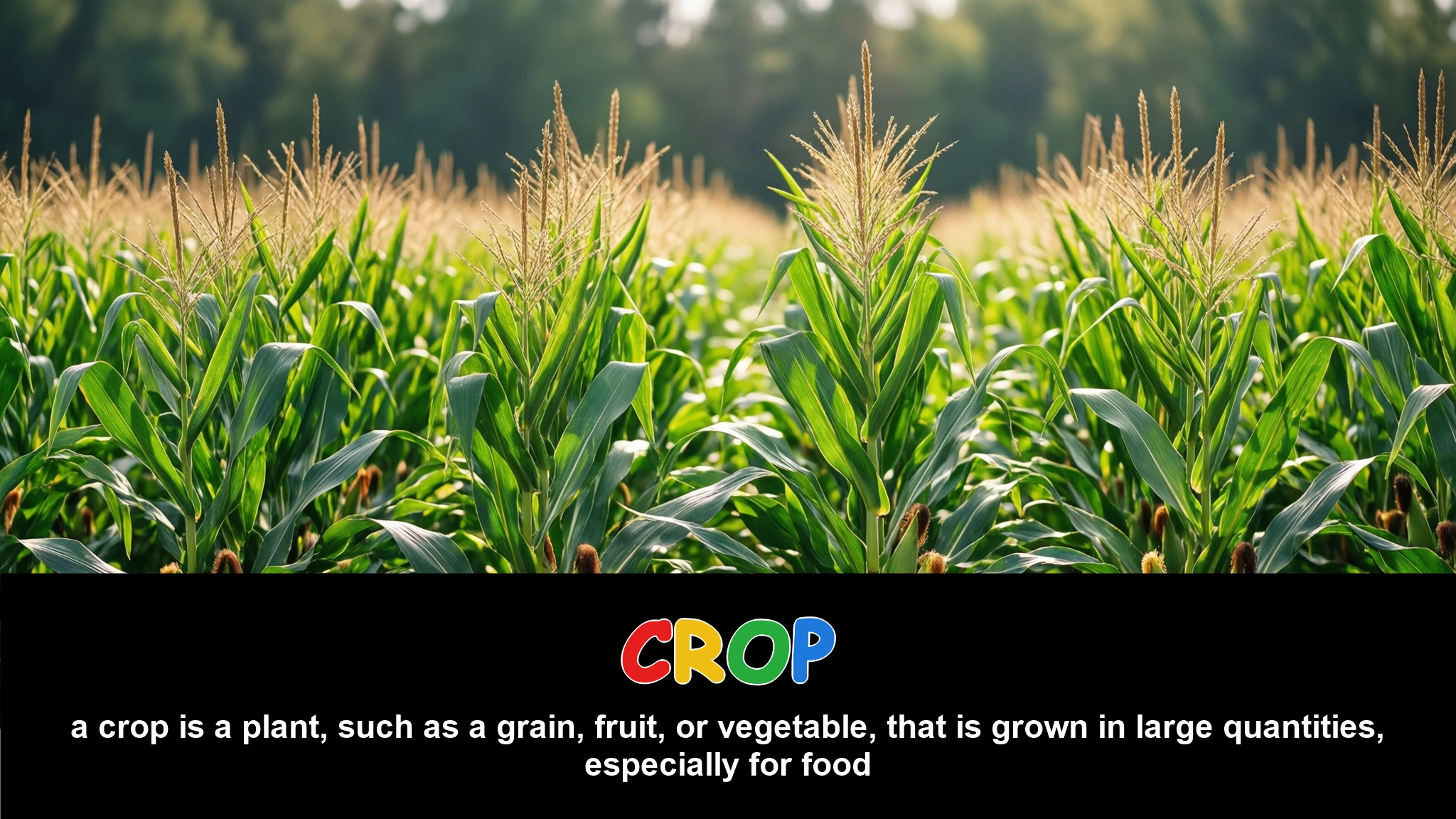 English Illustration for crop